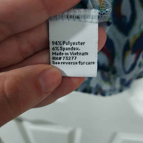 Nine West Multicolored Leopard Print Twist Front Blouse in Size XL - Picture 10 of 10